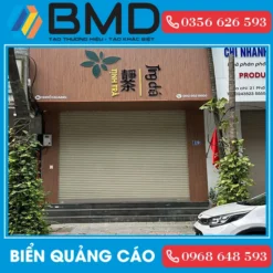 Biển hiệu quảng cáo tiệm trà