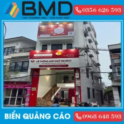 Biển quảng cáo hệ thống Anh Ngữ
