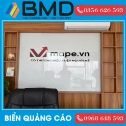 Backdrop, vách ngăn logo, tên thương hiệu công ty