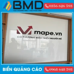 Alternative view of Backdrop, vách ngăn logo, tên thương hiệu công ty