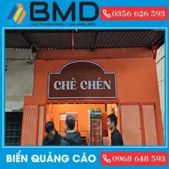 Biển quảng cáo quàn chè, ăn vặt