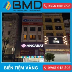 Alternative view of Thiết kế và thi công biển hiệu quảng cáo vàng bạc